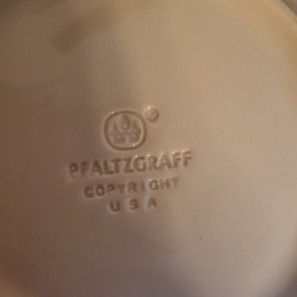 Vintage Pfaltzgraf Ocean Breeze Gravy Boat w/Saucer 18oz, Made in USA, Like New - Picture 6 of 11